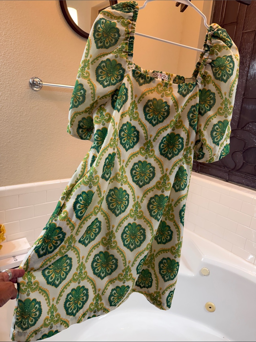 Joy Joy Dress. Linen/ cotton. New condition . Sz XL
